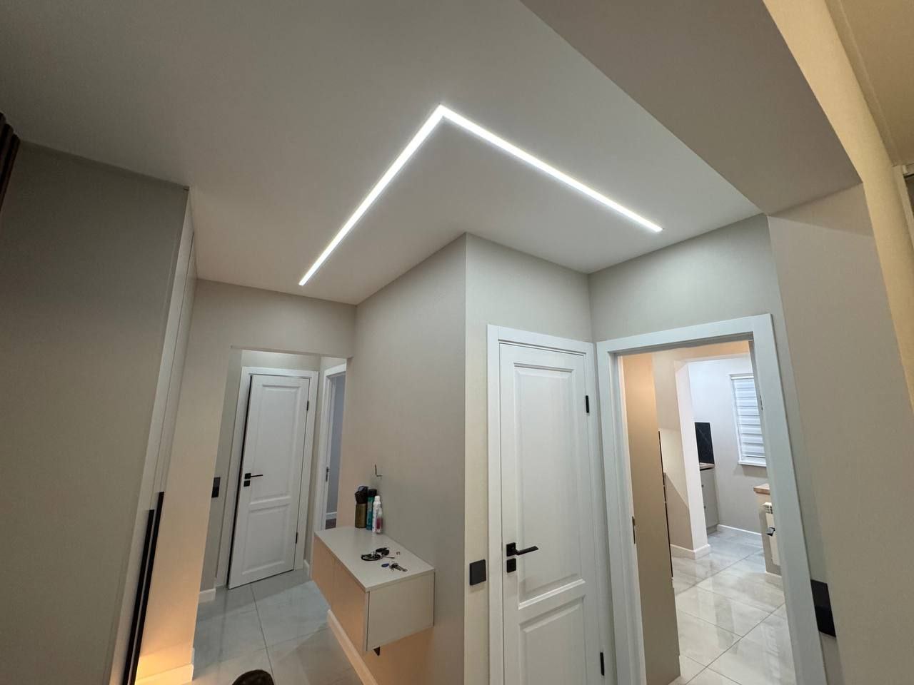 Construction team working on a building site